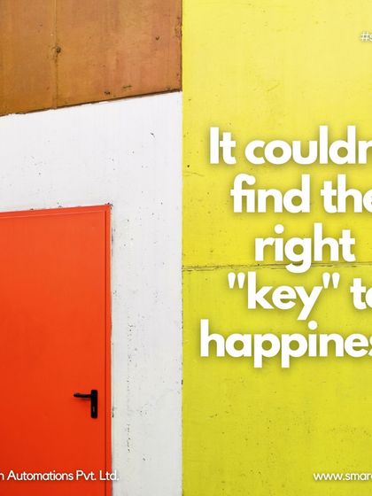 My smart lock doesn't need a "key" to happiness because it's already capable with fingerprint ID, passcode, and card access. It's the best in the business.