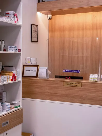 Our in-clinic pharmacy is stocked with dermatologist-recommended products and medications, providing a one-stop solution for your aftercare needs.