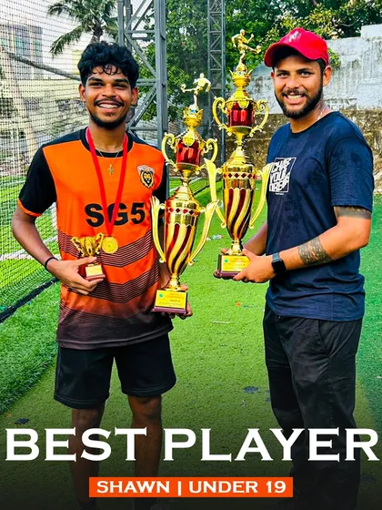 Shawn, our Under 19 star, named Best Player. His leadership and skill on the field are an inspiration to his teammates.