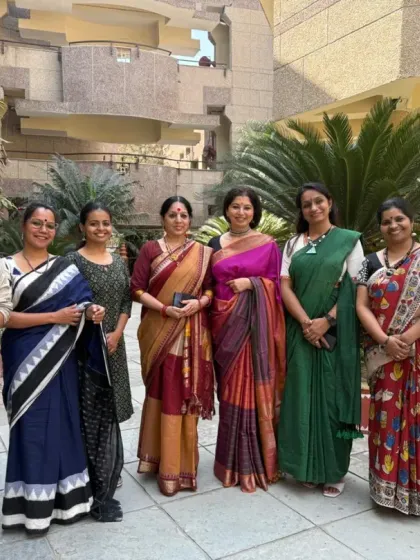 With fellow artists and participants on the final day of the Orientation Programme organized by ICCR and CCRT. It was inspiring to be surrounded by such talent from different corners of the country.