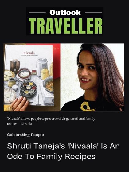 Nivaala - Recipe Preservation & Keepsakes In the Press photo 7