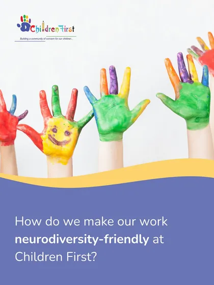 How do we make our work neurodiversity-friendly? This is a question we constantly ask ourselves. This image introduces our philosophy of building a world where children's unique rhythms are not just accepted, but centered.