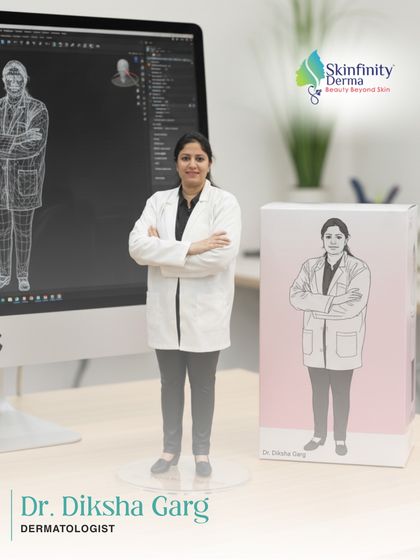 Introducing Dr. Diksha Garg, a key member of our dermatology team. Her approach is rooted in evidence-based practices and a focus on patient safety, ensuring you receive not just a treatment, but a dedicated partner for your skin health journey.