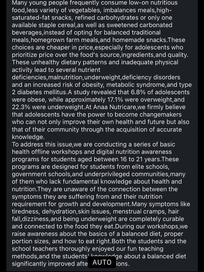 Anaa Nutricare - Corporate & Institutional Wellness University & College Health Talks photo 14