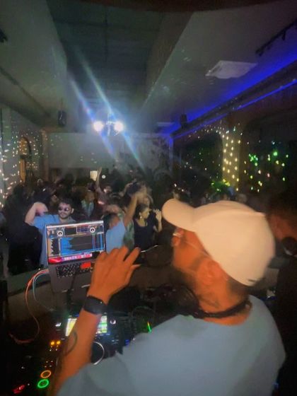 Badmaashi is in my DNA. A view from over my shoulder as I survey a dance floor that's ready for anything.