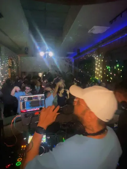 Badmaashi is in my DNA. A view from over my shoulder as I survey a dance floor that's ready for anything.