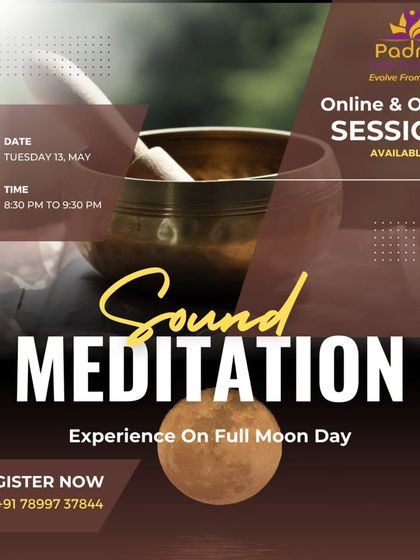 Experience the magic of a sound meditation session aligned with the energy of the full moon. These special events are a powerful time to release stress, reset your mind, and reconnect with your inner self. I offer these both online and offline.