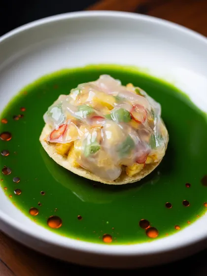My Pineapple Tartare is designed to awaken the palate. It’s a playful, bright, and refreshing dish with citrus-rubbed Doritos, marinated tomatoes, and a citrus picante sauce.