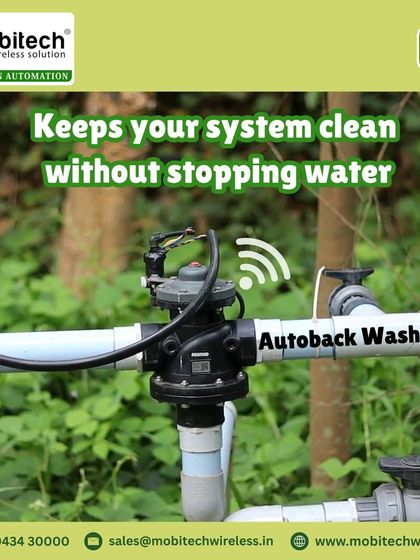 Our Auto Backwash Valve keeps your irrigation system's filters clean automatically, ensuring a smooth and continuous flow of water without manual intervention.