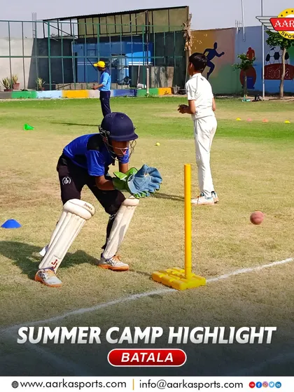 It all starts with the fundamentals. I believe in building a strong foundation from a young age, like this wicketkeeping drill for one of my youngest students. We focus on proper technique and developing good habits early on.