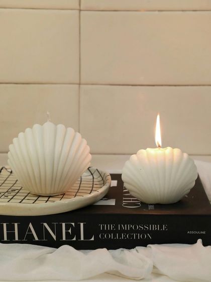 Sculptural Decor Candles photo 16