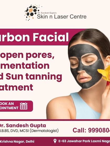 A Carbon Facial is an excellent treatment for open pores, pigmentation, and sun tanning. It involves applying a layer of liquid carbon to the face, which is then lasered off to exfoliate the skin, leaving it instantly brighter and smoother.
