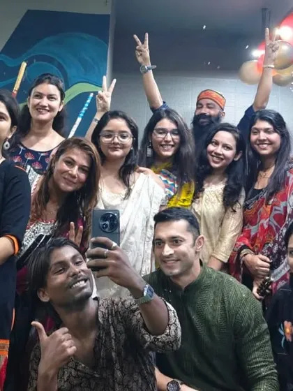 The heart of our gym is our community. This group selfie from our Dandiya night captures the smiles and friendships that are built here every day. We are more than a gym, we are a fitfam.