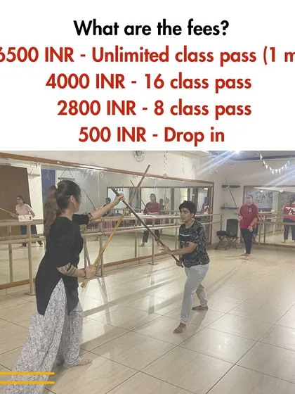 Here are the fees for our Kalaripayattu classes. We offer various passes, from unlimited monthly access to single drop-in sessions, to suit your schedule.