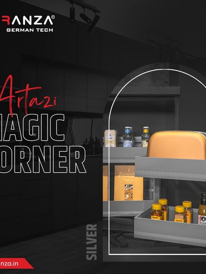 Discover the magic of effortless storage. The Artazi Magic Corner turns hard-to-reach areas into the most organized spot in your kitchen with a smooth, sleek pull-out motion.
