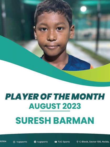 Congratulations to Suresh Barman, our Player of the Month for August 2023. We recognize and celebrate the hard work and progress of our players.