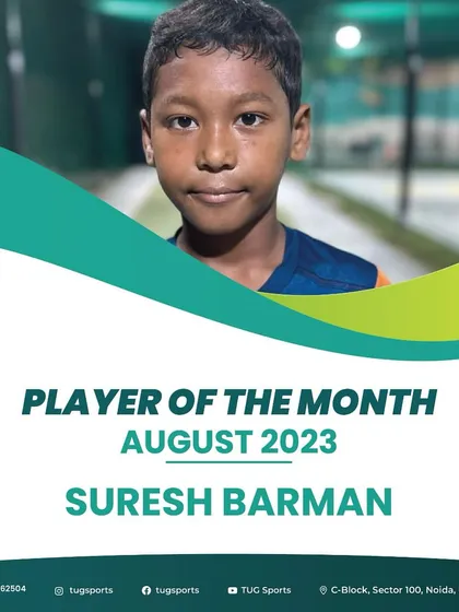 Congratulations to Suresh Barman, our Player of the Month for August 2023. We recognize and celebrate the hard work and progress of our players.