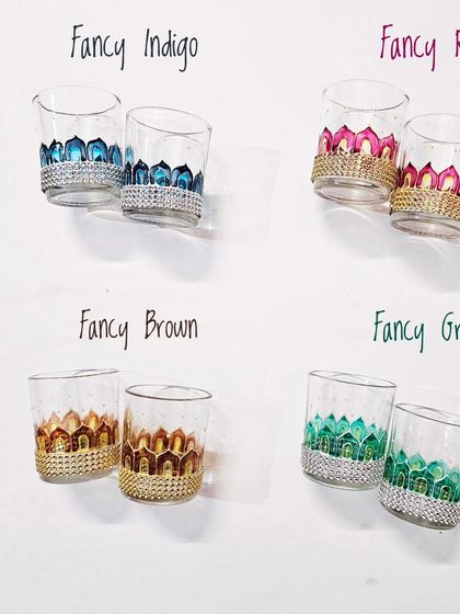 Nidhi - Hand-Painted Home Decor & Accents Festive Glassware & Candle Holders photo 8