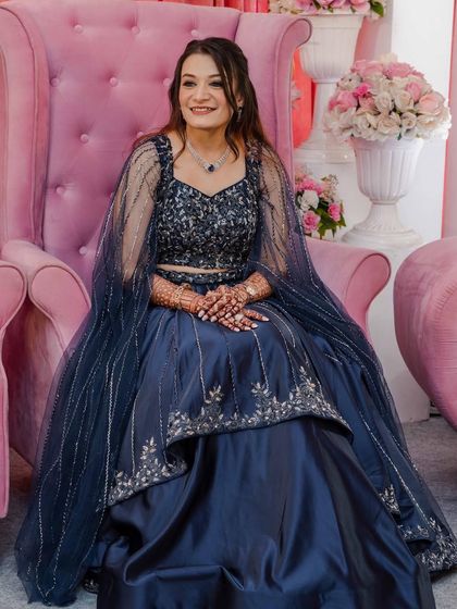 More angles and moments from our glamorous Sangeet, Cocktail, and Engagement looks.