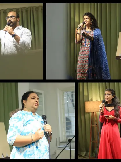 A collage of talented women who graced our stage for the anniversary celebration.