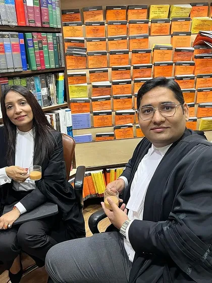 Enjoying a cup of tea with my brother at one of our favorite law bookstores. We often visit to build our personal libraries. For a lawyer, reading judgments and staying updated is as crucial as breathing.