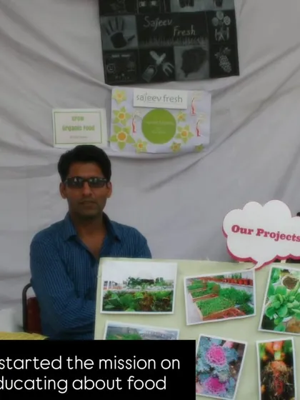 This is me at our very first farm in Ayanagar. We started with a small group of dreamers and a simple mission to educate people about organic food. This is where the name Edible Routes took root.