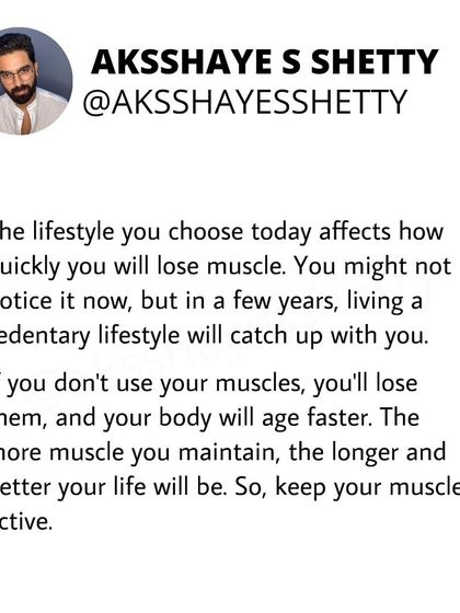 Sarcopenia is the age-related loss of muscle mass and strength. I explain how an inactive lifestyle speeds it up and why strength training and a protein-rich diet are crucial for slowing its progression and aging well.