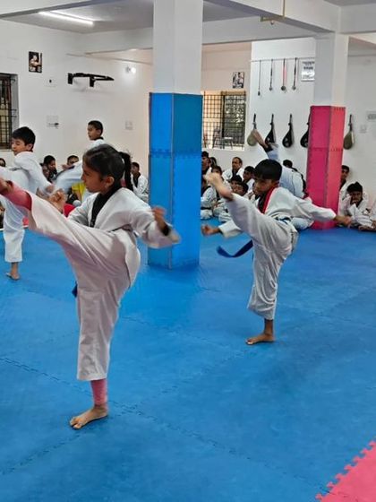 CTA Taekwondo & Fitness Clubs - Taekwondo for Kids & Teenagers Dynamic Kicking & Sparring Drills photo 52