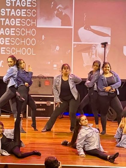 Our students striking a pose on stage during the RSL event. This is what confidence looks like. They are not just learning steps, they are learning how to be performers.