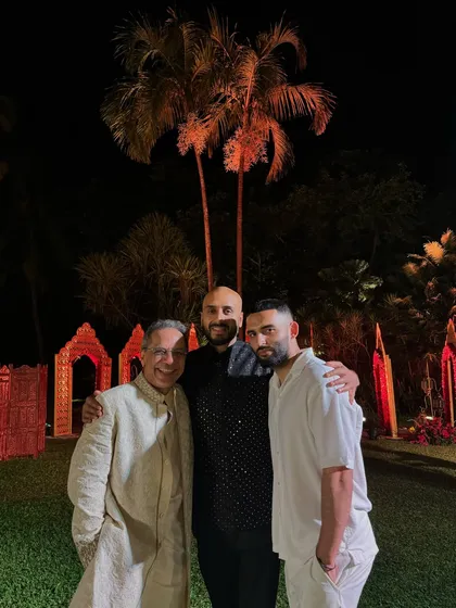 The crew in India. Here with my brothers from Kudos Music and other industry friends, getting ready for the 2025 India tour.