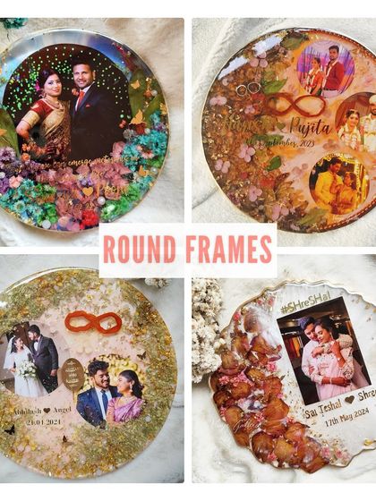 Vinys Galleria - Custom Resin Home Decor Round & Agate Style Photo Frames photo 9