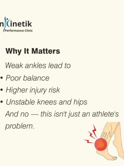 Why does ankle stability matter so much? Weak ankles lead to poor balance, a higher risk of injury, and instability that travels up to your knees and hips. This isn't just a problem for elite athletes; it affects everyone.