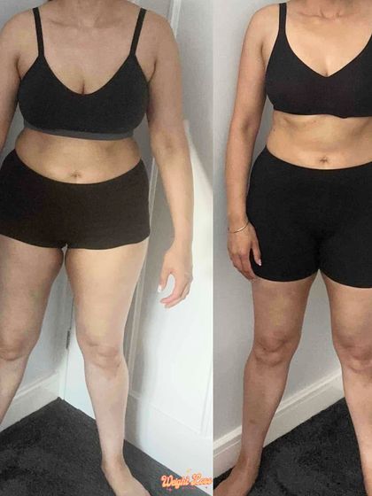 Kiran's front-facing transformation. She didn't just drop body fat; she found her confidence and energy again, proving that mums can and should put themselves back on the priority list.