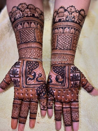 Intricate Full Hand & Arm Designs photo 7