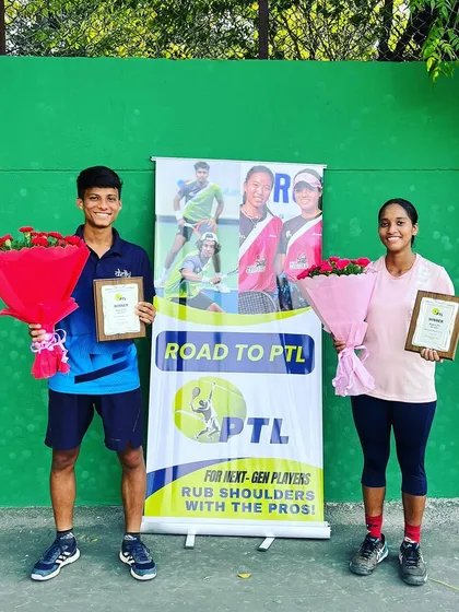 Our two players who qualified for the Road to PTL event. An experience they will cherish forever.