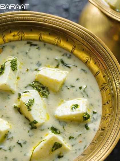 Savor the luxurious flavors of my Kali Mirch Methi Malai Paneer, a creamy and fragrant dish with a peppery kick.