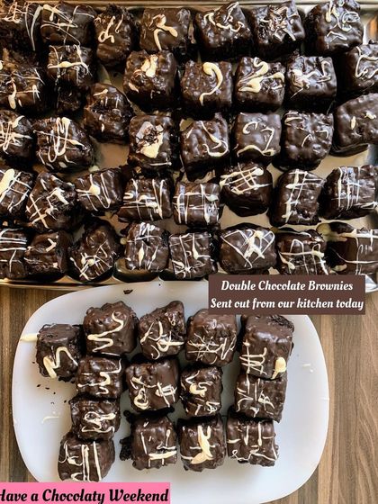 Have a chocolaty weekend with my Double Chocolate Brownies, sent out fresh from my kitchen.