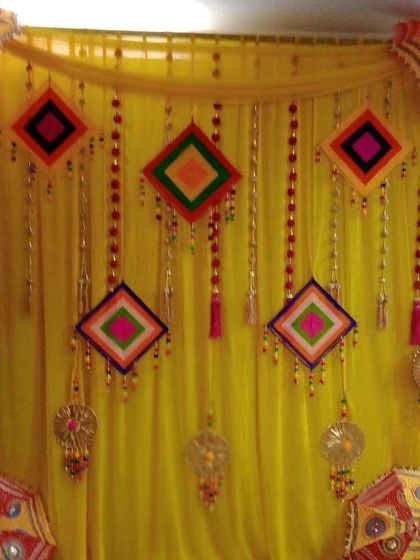 Shanaya Decorations - All-Inclusive Ceremony Packages (Haldi & Mehendi) Haldi Ceremony Backdrops photo 4