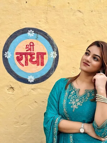 Beyond the stage lights, my music connects me to my spiritual roots. This is from the shoot for my devotional song 'Japungi Radha Naam', a project very close to my heart.