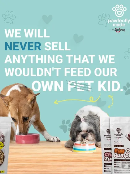 This is our promise to you. We are pet parents first, and we will never sell anything that we wouldn't feed our own #GharKaBaccha. It's that simple.