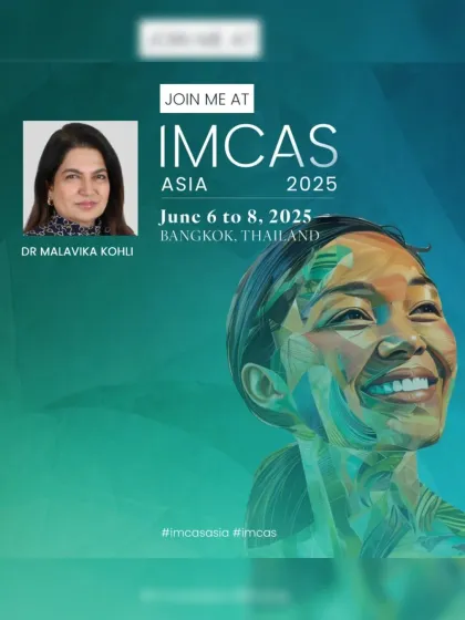 I was thrilled to participate as faculty at IMCAS Asia 2025 in Bangkok. I shared my insights on injectables, practical notes on Laser & Energy-Based Devices, and advancements in hair restoration with colleagues at this leading global aesthetic science congress.
