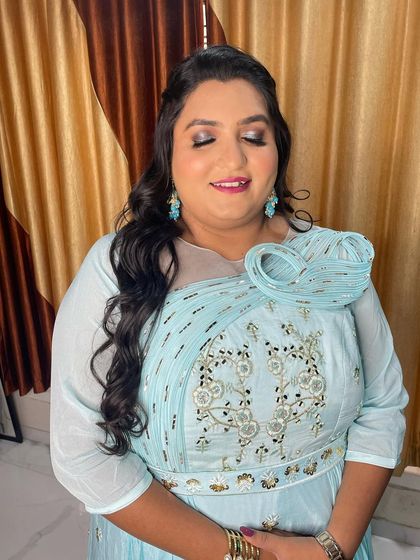 More angles and moments from our glamorous Sangeet, Cocktail, and Engagement looks.