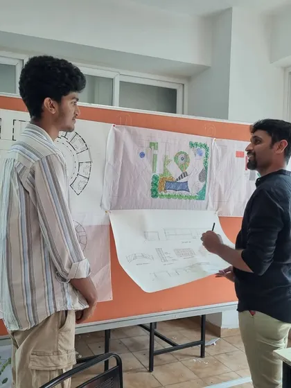 I had the privilege of reviewing student work at the Dayananda Sagar College of Architecture. Mentoring the next generation of architects is something I am deeply passionate about.