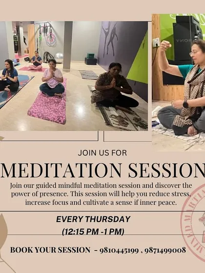 This is where you find your focus. My guided meditation sessions are held every Thursday in a calm, supportive environment. You can see our members here, taking a moment to disconnect from the outside world and connect with their inner strength.