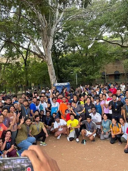 Our community is our biggest strength. This is our incredible FitFam coming together for the Quadzathon Marathon, proving that fitness is a journey best shared.