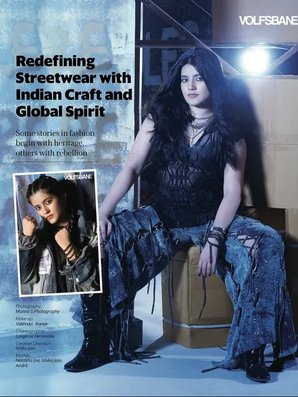 It was an honour to have my work published in the Hindustan Times Showstoppers. This feature was for a high-fashion streetwear campaign, where the makeup needed to be edgy and rebellious to match the brand's spirit.