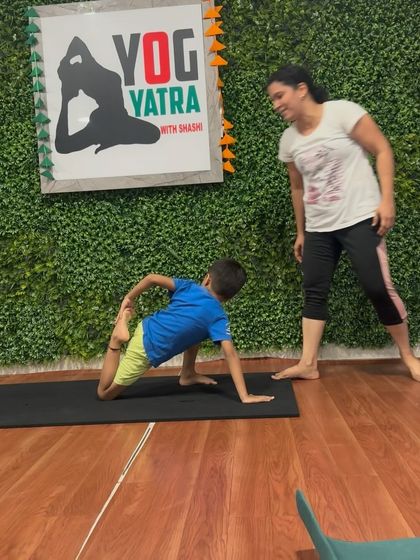 Shashi Prabha Dwivedi - Inclusive Kids Yoga Classes (In-Studio) Our Teaching Method: Safe Practice with Props & Guidance photo 20
