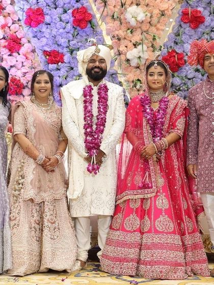 A beautiful family portrait from the wedding.