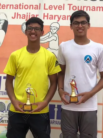 Congratulations to Kanishk and Kabir for winning the doubles title at the Boys U18 National Series tournament. This is a first for Kabir and a sign of many more to come.