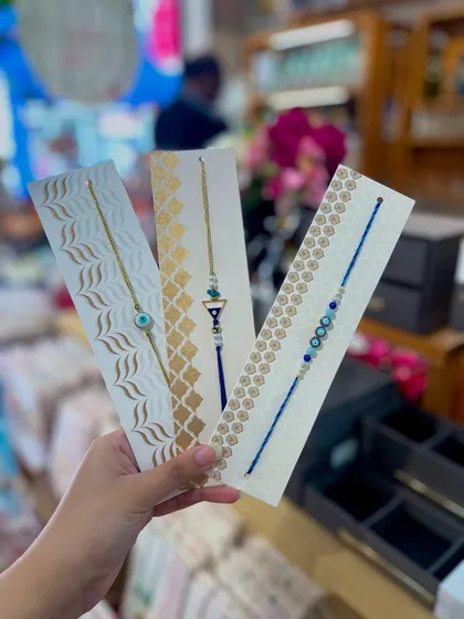 The Evil Eye has been a symbol of protection for centuries. These rakhis are my way of saying, "I've got your back."